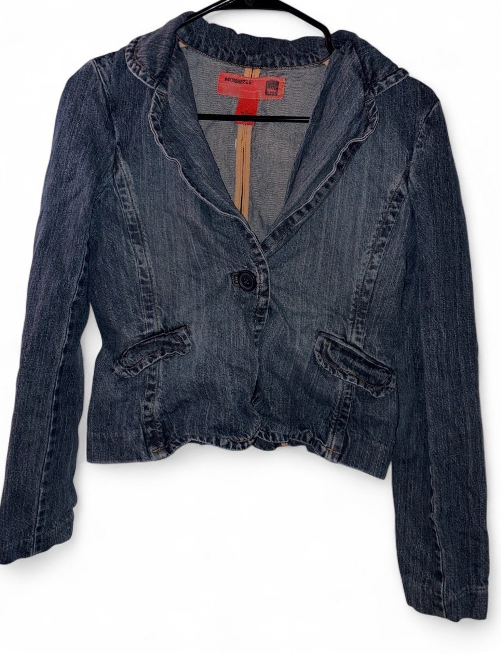 Mossimo Supply Co. Dark Blue Denim Jean Jacket